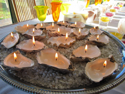 Bougie hu�tre nature ass N�3 N�2 (carton de 50PCS)