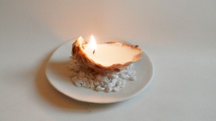 bougie hutre nature en sachet